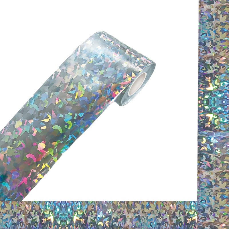 STARLIBOO 66 Feet Bulletin Board Borders, Shiny Rainbow Design Border Trim for School, Classroom & Offices Party Can be reused. (Shiny Rainbow) - Image 1